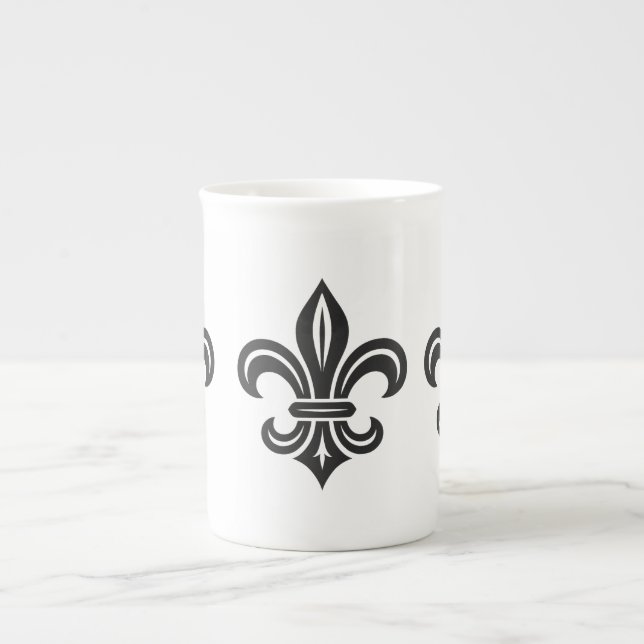 "Stylized Fleur-de-lis" Specialty Mug (Devant)