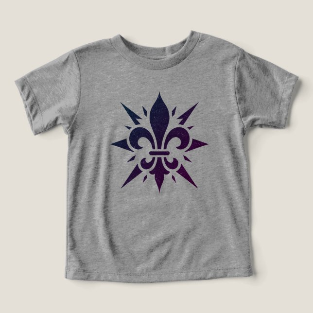"Stylized Fleur-de-lis" T-Shirt (Design Recto)