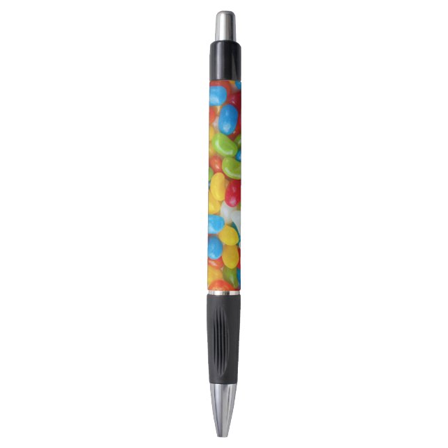 Stylo à bille personnalisé Jelly Bean Candy (Devant (Vertical))