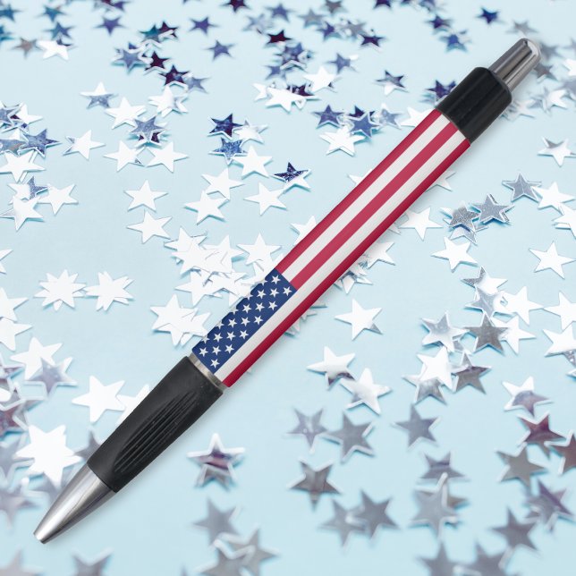 Stylo à bille USA American Flag Stars and Stripes (USA American Flag Stars and Stripes Ballpoint Pen)