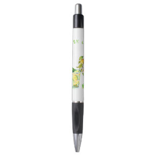 Stylo à boisson au citron frais - Texte personnali