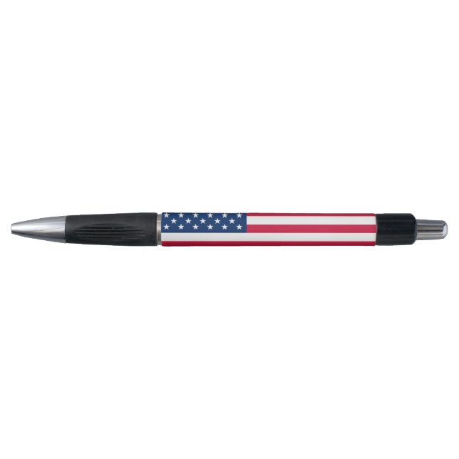 Stylo à drapeau américain - USA - Patriotique (Devant)