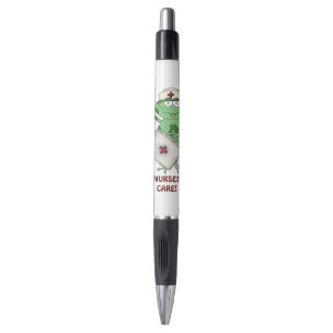 Stylo à encre caricaturale pour soins infirmiers