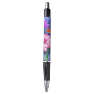 Stylo à trois couleurs Gerberas