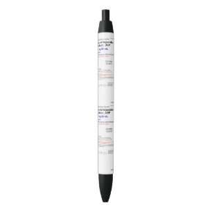 Stylo à visser noir CRNA pour anesthésie Propofos,