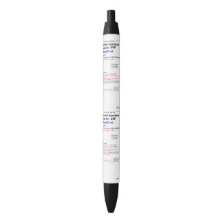 Stylo à visser noir CRNA pour anesthésie Propofos,