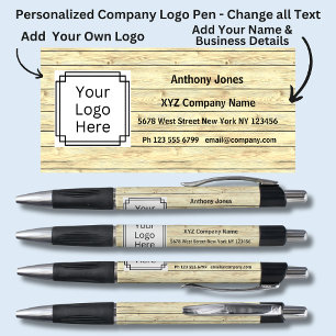 Stylo Ajouter Détails de l'entreprise Nom etc. Effet Pla