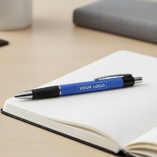 Stylo Ajouter un logo Marketing Promotionnel Bleu Royal