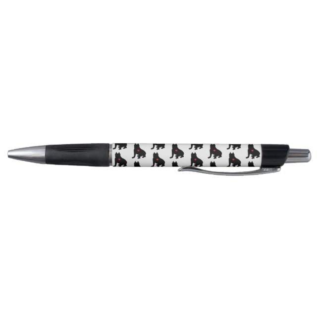 Stylo American Pit Bull Terrier Silhouette (Bas)