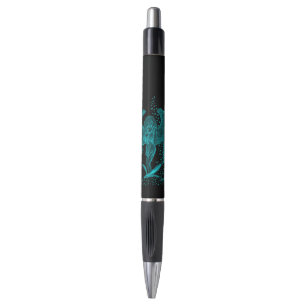 Stylo Angel perdu en amour, noir et vert Design
