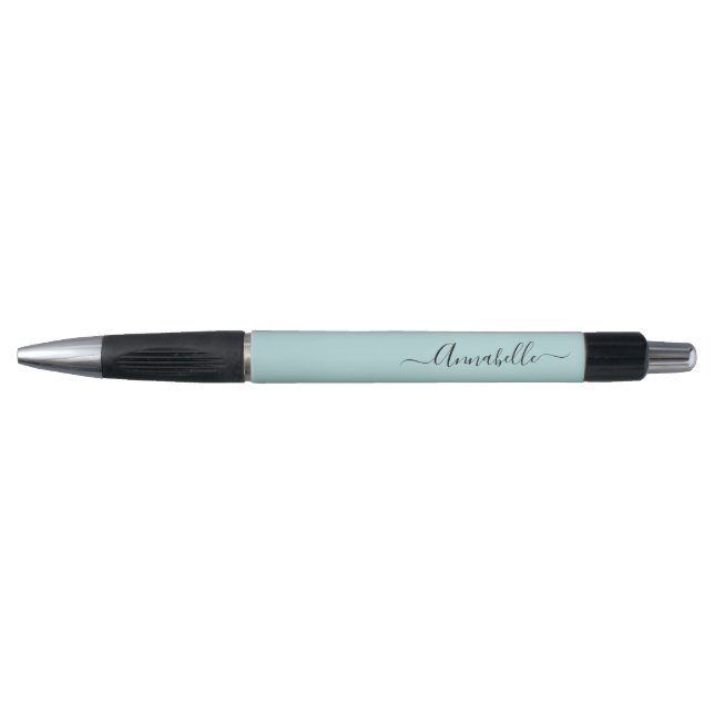 Stylo Aqua Nom Personnalisé Script (Devant)