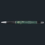 Stylo Aquarelle Monogramme Eucalyptus Faveurs de mariage<br><div class="desc">Le mariage minimaliste moderne Eucalyptus monogramme favorise que vous customisez facilement avec vos noms et détails mariages en cliquant sur le bouton "Personnaliser"</div>