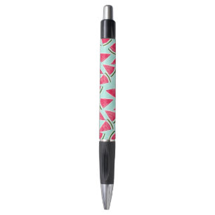 Stylo Aquarelle Pink Green Watermelon Triangles