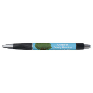 Stylo Arbre famille Sky Blue Blanc Famille Souvenir