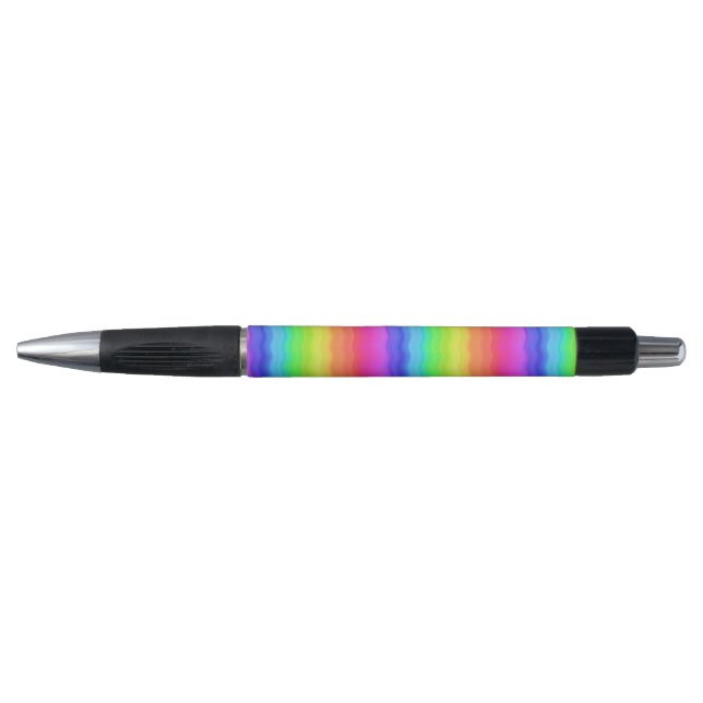 Stylo Arc-en-ciel Vague Vague Couleur Pastel Progressive (Devant)
