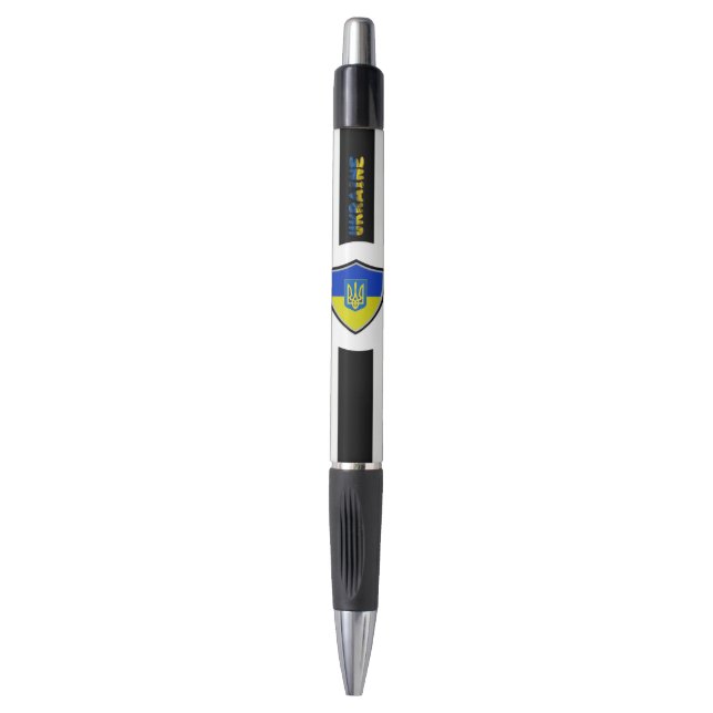 Stylo Armoiries de l'Ukraine (Devant (Vertical))