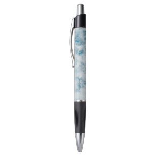 Stylo Arrière - plan bleu de marbre de texture
