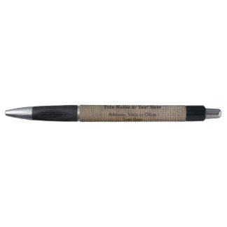 Stylo Arrière - plan imprimé Brown à l'air de Burlap rus