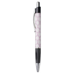 Stylo Arrière - plan pourpre de motif de rayures d'ogee