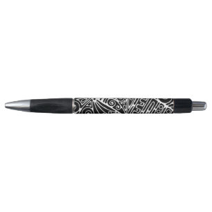Stylo Art Géométrique Noir Et Blanc 2
