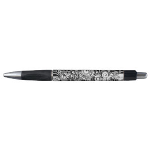 Stylo Art Géométrique Noir Et Blanc 3