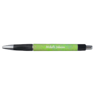 Stylo Art marbré personnalisé Lime Green