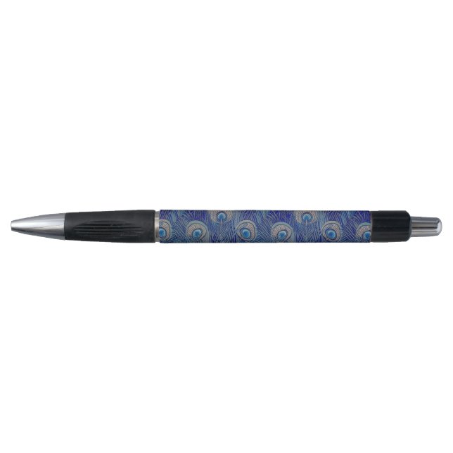 Stylo Art Nouveau Luxury Peacock Feather Pattern (Devant)