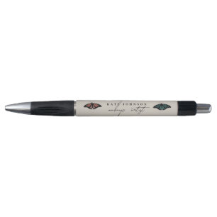 Stylo Artiste de Maquillage Papillons Neutres Modernes