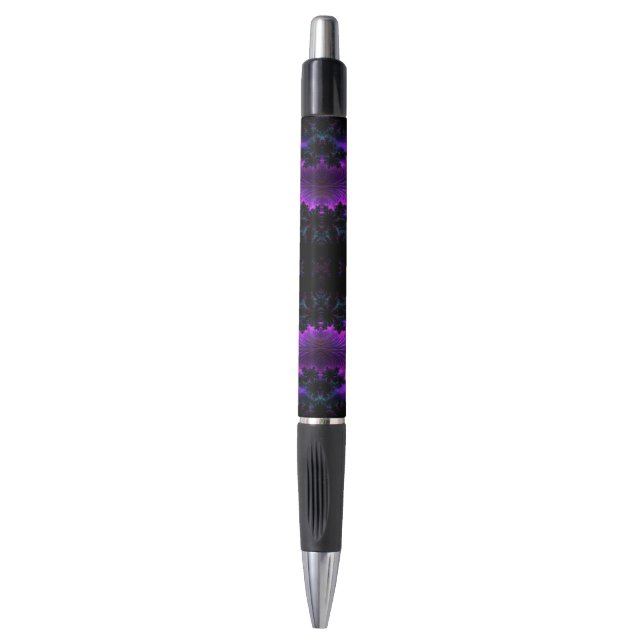 Stylo Aurora Borealis à minuit Fractal Abstrait (Devant (Vertical))