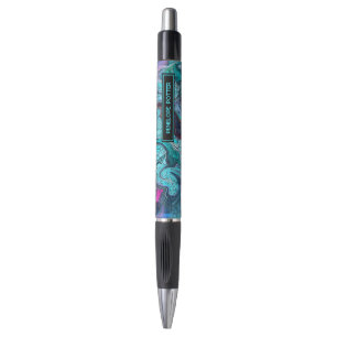 Stylo Balances en mosaïque colorée de sirène ou de drago