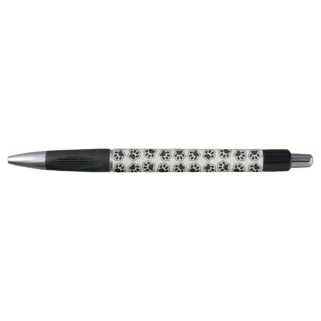 Stylo Balles noires, Paws de chien, Paws de chat, Plan (Devant)