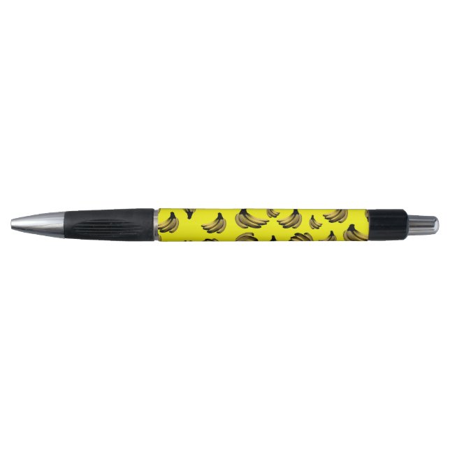 Stylo Bananes jaunes dorées, (Devant)