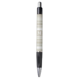 Stylo Bandes de grès monogramme