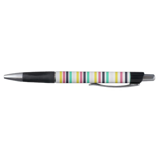Stylo Bandes horizontales colorées (Bas)