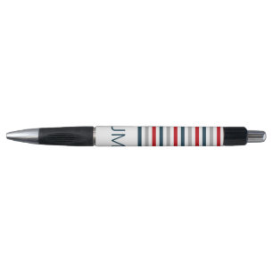 Stylo Bandes marines horizontales colorées