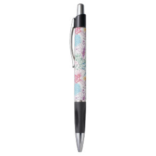 Stylo Beau motif avec les fleurs colorées