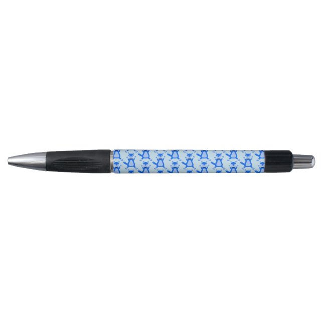 Stylo Bébé Bleu Cute Garçon Fox Motif (Devant)