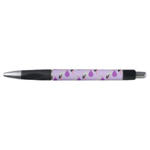 Stylo Bébé Cigogne à motif genre neutre violet