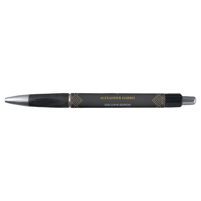 Stylo Bille Art Déco Exécutif Personnalisé (Devant)
