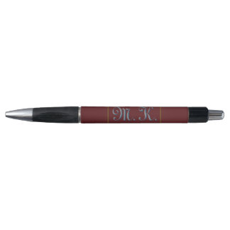 Stylo Billet de Carnaval de Dark Fantasy avec Initiales