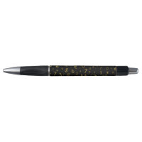 Black Gold Luxury Numéros Devise Symboles Motif