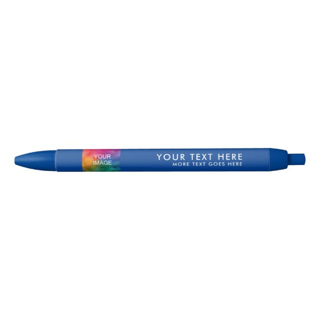 Stylo Bleu Ajouter le nom Texte Télécharger le logo Photo Mod (Devant)