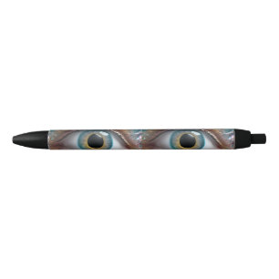 Stylo Bleu Art Fractal Blue Eyeball,