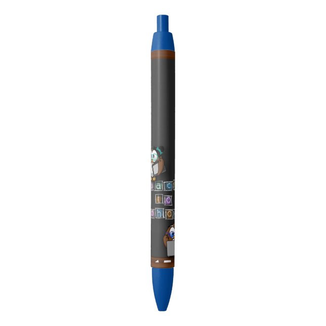 Stylo Bleu back to school owl (devant Vertical)
