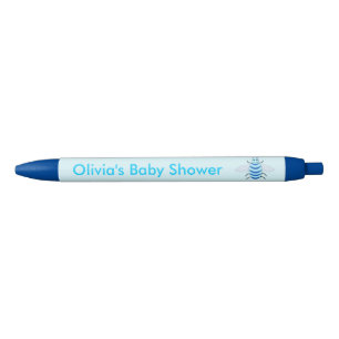 Stylo Bleu Bébé Bleu mignon Bee Bee Baby shower personnalisé