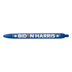 Stylo Bleu Biden / Harris White Stars