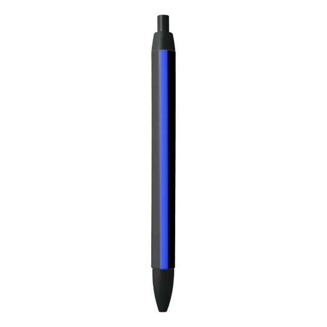 Stylo Bleu "BLUE LINE MINCE" (personnalisable) (devant Vertical)