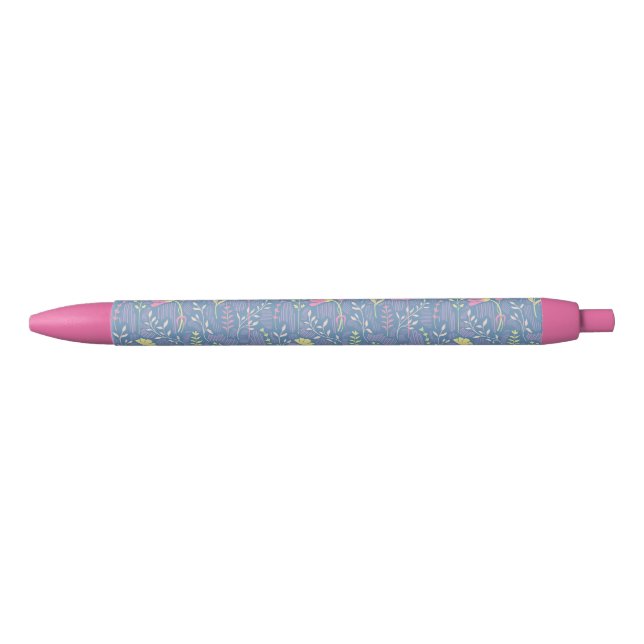 Stylo Bleu Brise de prairie en fleurs (Devant)