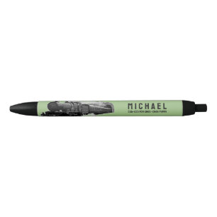 Stylo Bleu Cadeau personnalisé pour amateur de train