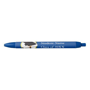 Stylo Bleu Casquette de remise de diplôme avec diplôme